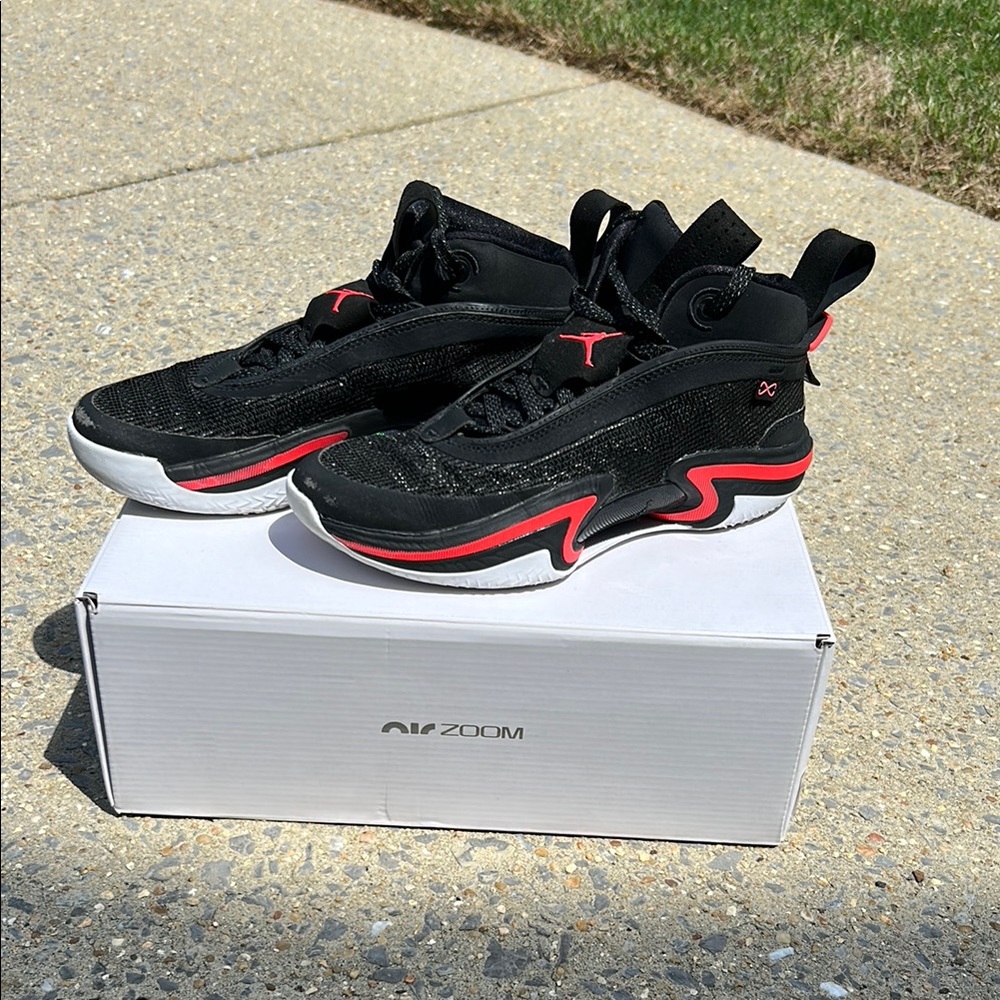 Jordan Kids Sneakers Black and Red